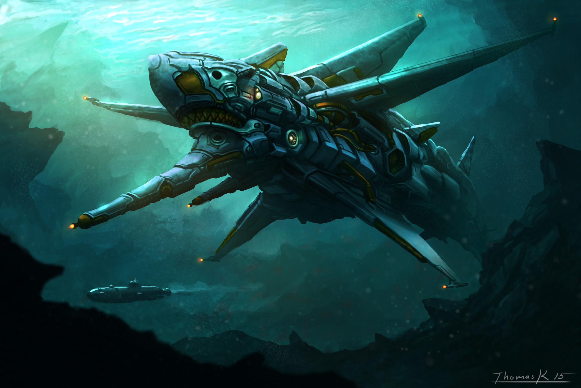 Подводная лодка фантастика